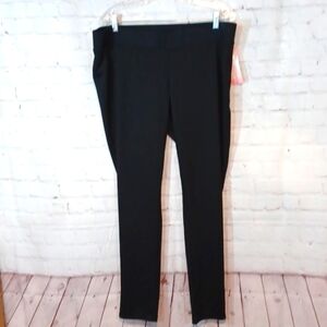 Liz Lange  Woman's Maternity Black Dress Slacks‎ L NWT